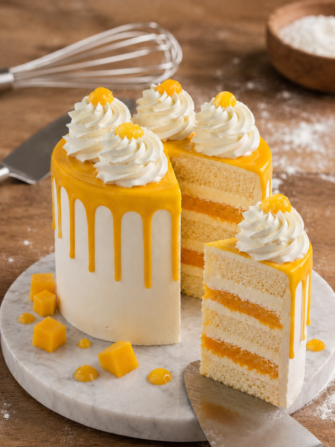 Layer Cake Mangue Passion 10-12 Parts